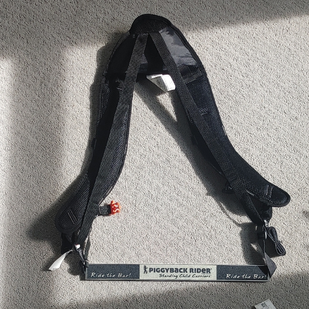 Piggyback Standing Child Carrier - Black